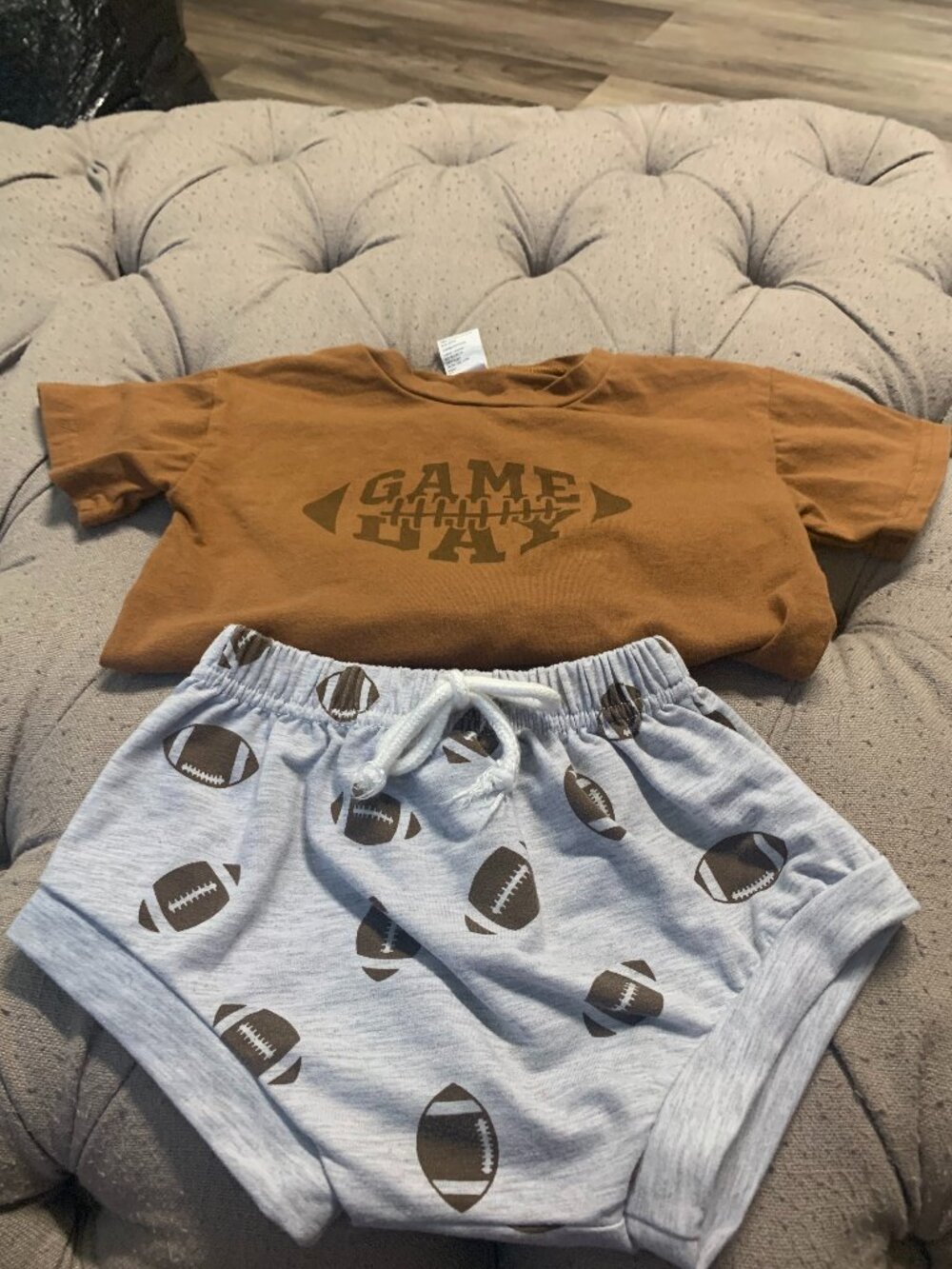 Boy's Size 2T Two Piece "Game Day" Outfit